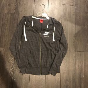 Nike Vintage warm-up hoodie sz S